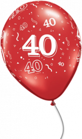 dj verjaardagsfeest ballon 40jaar swingen