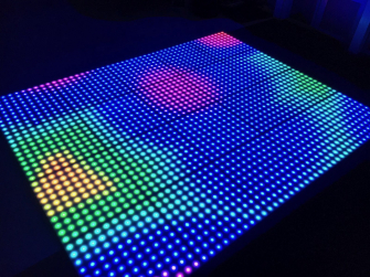 verlichte dansvloer