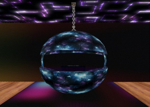 Discobal DJ Booth. “I’m in the mood for dancing…”