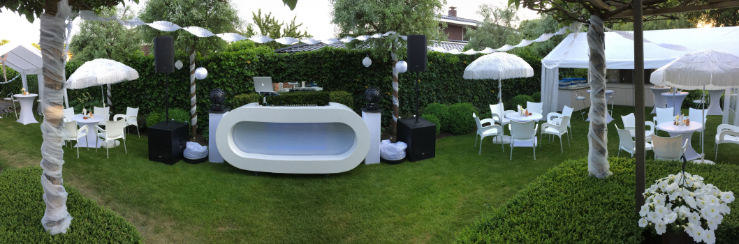 dj feestje tuin